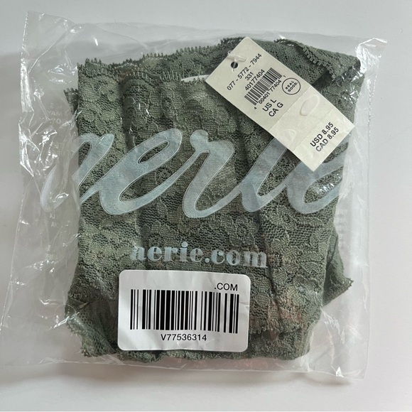 Aerie Vintage Lace Thong Panties Bundle of 6 NWT L - Picture 4 of 9